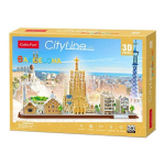 3D pusle CubicFun "Barcelona", 186-osaline