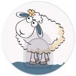 Vannitoakonks Tatkraft Funny Sheep