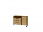 Kummut ADRK Furniture Aria 1D3S, pruun