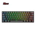 Klaviatuur Royal Kludge RK61 TKL, 60%, Hot-swap, Brown Switches, US, Must