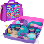 Kohvri komplekt Kinetic Sand Mermaid's Palace 3 v&auml;rvi + tarvikud