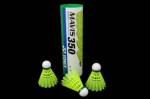 Sulgpallid Yonex Mavis 350, 6 tk, kollane