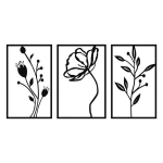 Seinakaunistus Flowers, 1 tk.