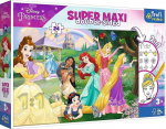 Kahepoolne pusle Super Maxi Disney Happy Princesses 3in1 24 t&uuml;kki