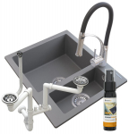 Valamu k&ouml;&ouml;gisegisti Granitan komplekt