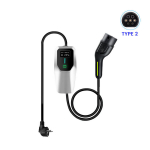 Mobiilne Wallbox Uus EV CEE laadimiskaabel 3.5kW Type2 4m 6-16A 1 faas 230V-380V IP65