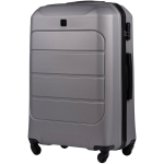 Wings Gannet 28" Titaan Hall Kerge Kohver, 97L, 4 Ratast, ABS+ Materjal, Koodlukk, 2 Aasta Garantii, SMART Kollektsioon
