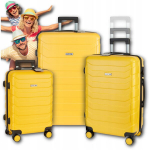 3 reisikohvri komplekt 3in1 ratastega pagas 94L+63L+40L