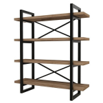 Eraldiseisev riiul Kalune Design Makro, pruun/must
