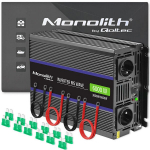 Qoltec Monolith 6000 MS Wave pingemuundur | 12V kuni 230V | 3000/6000W | USB