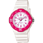 Naiste k&auml;ekell Casio LRW-200H 4BV karbiga, roosa/valge