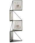 Metallist nurgas rippuv riiul koos pildiraamidega SFZH-16B