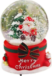 Light Water Globe Snow Globe Crystal Ball Christmas Music Box Kingivaigust alus