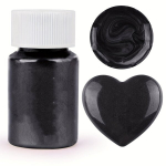 24 V&auml;rvi 20ml P&auml;rlmutter Mica Pulber Epoksiidvaikse Pigment Isetehtud K&uuml;&uuml;nalde Ehete Materjal., 12 - juoda