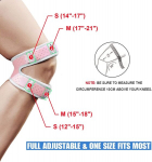 P&otilde;lvekaitsed, 2 komplekti Patella p&otilde;lverihm, 3D silikoon, reguleeritav, p&otilde;lvevalu leevendav, jooksmine, matkamine