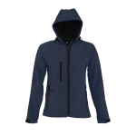 Veekindel ja tuulekindel kapuutsiga naiste softshell-jakk REPLAY WOMEN, tumesinine, M