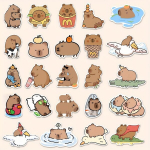 Capybara PVC kleebised, 50 tk.