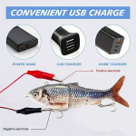 1tk Tehislik Robotiline Lant, Automaatne Mitmeliigendiline S&ouml;&ouml;t, USB Laetav, 13cm/42g, Geltona