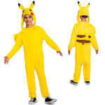 Pokemon Pikachu karnevali kost&uuml;&uuml;m kollane maskeering 127-136 cm (7-8 aastat)