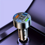 5-in-1 Kiirlaadija Adapter, 3 QC 3.0 Ja 2 PD Autole Sobiv.