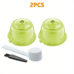 1tk/3tk/4tk/6tk Korduvkasutatavad Kohvikapslid Nescafe Dolce Gusto Masinale, Žalias