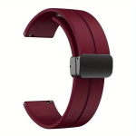 20mm 22mm Kiirkinnitusega Silikoon &Otilde;huke Nutikellarihm Samsungile Amazfit 4 5 GTS 2 Bip Lite., Burgundija