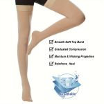 Meditsiinilised Kompressioonsukad Naistele 15-20mmHg Reiesukad. , XL