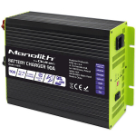 Qoltec intelligentne professionaalne Monolith akulaadija LiFePO4 AGM GEL SLA akudele | 90A | 12V | kiirlaadimine