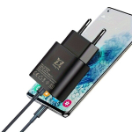 HengYe 25W PD USB-C Kiirlaadija - Euroopa Pistik