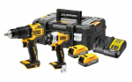 DEWALT COMBO SET 18V DCD709 L&Ouml;&Ouml;GIJUHT + DCF809 2x1,7Ah POWERSTACK DCK2062E2T