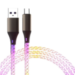 66W 6A RGB V&auml;rvi T&uuml;&uuml;p C Kiire Laadimine Kaabel Xiaomi Samsung Iphone Laadimisjuhe., IPhone