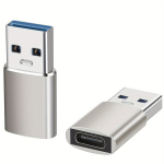 Universaalne OTG adapter 2 USB3.0 Type-C kiireks laadimiseks/s&uuml;nkroniseerimiseks., 2 vnt baltos spalvos