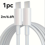SUELIEN USB C USB C Laadija Kaabel, 3tk/1tk 100.58/201.17/304.8cm 60W T&uuml;&uuml;p C Kiire Laadimiskaabel Iphone15/Pro/Max/Mini/Plus/Ipad Pro, Ipad Mini, Ipad Max, Air5, Macbook Air, Samsung jaoks., 2 m / 6,6 pėdos / 78 colių
