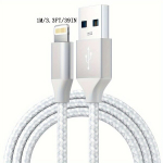 3tk/1tk [Apple MFi Sertifitseeritud] 3.05m Kiire Laadimine Andmesidekaabel iPhone 14 13 12 11 Pro Max XS XR 8 7 6S 6 Jaoks, Sidabrinis