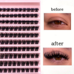 T50 Ripsmekimbud DIY Kunstlikud Ripsmed Wispy 120tk
