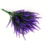 3 Kimbud Kunstlilled, V&otilde;lts V&auml;litaimed, UV-kindel Lavendel., Violetinė