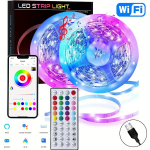 ROUTSHEL LED Ribavalgustid WiFi 30,48 Meetrit, Alexa ja Google Assistantiga &Uuml;hilduv., 20M/65FT
