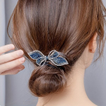 Elegantne Vintage Mitmek&uuml;lgne Juukseklamber, S&auml;rav Kuninglik Sinine Talisman Lindi Lips.