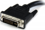 20 cm DVI kuni VGA adapter kaabel - M/F - Must - DVI-I kuni HD15 muundur 20 cm - M/F - DVIVGAMF8IN