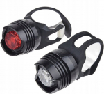 2K LED Jalgratta Lampide Komplekt Eesmine+Tagumine