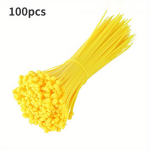 Kinnitusrihmad, 100 tk, Geltona
