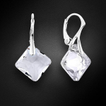 Naiste h&otilde;bedased k&otilde;rvar&otilde;ngad DiamondSky &bdquo;Shimmer&ldquo; Swarovski kristallidega