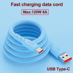 120W 6A &uuml;likiire laadimine ja andmeedastus USB-C kaabel Huawei, Xiaomi, SamSung jaoks, Mėlyna