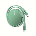 240W USB-C Teleskoopkiirlaadimiskaabel Kaasaskantavaga PD-laadimisega