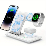 Magnetiline 3-in-1 laadimisjaam iPhone'ile, Baltas