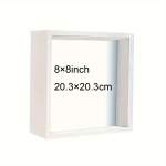 Elegantne 20.32X25.4cm Varjukast Pildiraam - Mitmek&uuml;lgne Vitriinkarp Fotodele, M&auml;lestusesemetele ja Memoraabile., Baltas