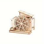Tee-ise 3D Puidust Muusikakast Puzzle - K&auml;siv&auml;ndaga, Hariduslik L&otilde;&otilde;gastumism&auml;nguasi Lastele - T&auml;iuslik J&otilde;ulu- ja Halloweenikingitus, BYH303-Waterwheel House Octave Box