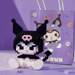 1tk, Sanrio Armas Klotsid Kawaii Melody Multikas Kokku Panema M&auml;nguasjad Nukukomplekt S&uuml;nnip&auml;evakingitus., Juoda