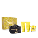 Kinkekomplekt Versace Yellow Diamond - 90 ml EDT + 100 ml kehakreem + 100 ml du&scaron;igeel + kott