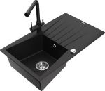 Graniidist k&ouml;&ouml;givalamu Mexen Cesar koos segisti ja sifooniga, black